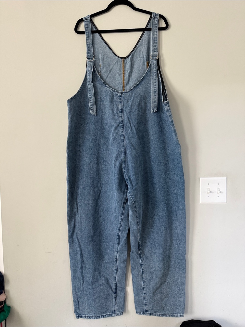 Amazon Essentials Blue Denim Women’s Overalls